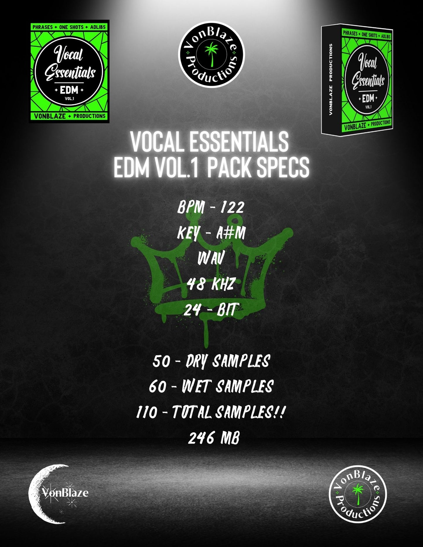 Vol.1 free sample pack inventory list