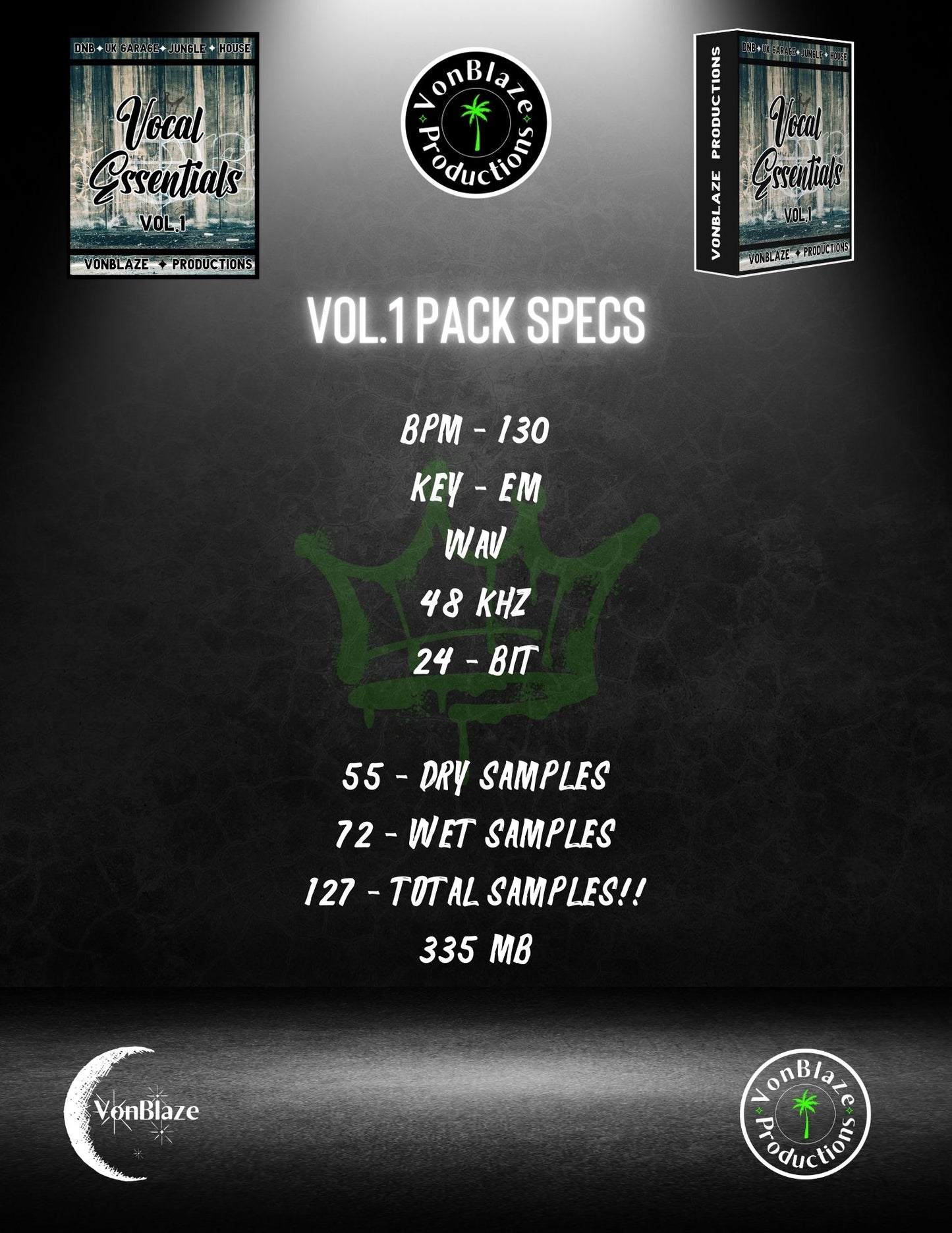 vocal essentials vol.1 sample pack inventory list