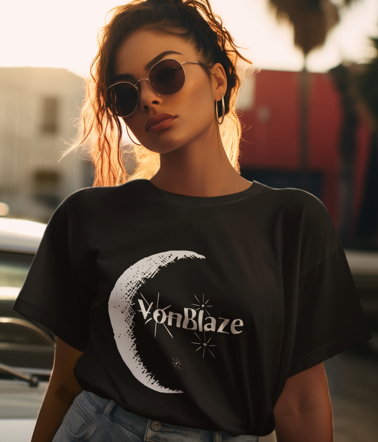 VonBlaze Moon Logo T-Shirt