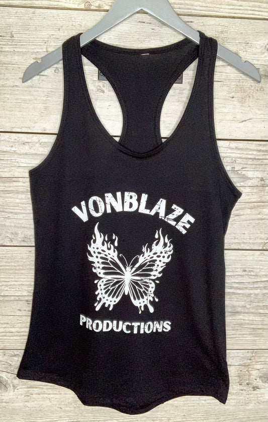 VonBlaze Butterfly Racerback Tank Top